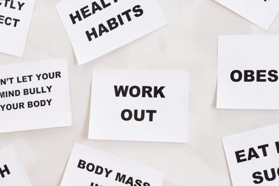 Collection of motivational health and fitness messages on cards. Inspire healthy habits and lifestyle changes.